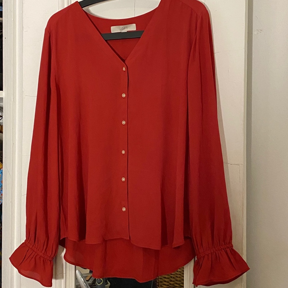 Loft long sleeve blouse
